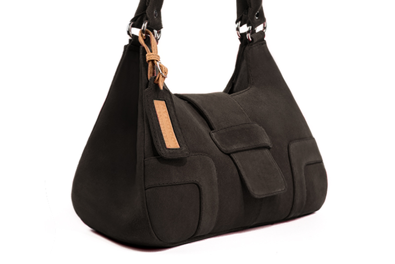 Handcrafted women's luxurious elegant handbag in premium dark brown leather. Perfect for elevated everyday style.   
                Choose from our luxurious collections of leather and fabric to perfectly match your handbags to your outfits.